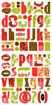 Luxe Designs - Sarong 12x24 Alpha Die Cuts  (pack of 5)